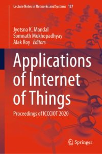 cover of the book Applications of Internet of Things: Proceedings of ICCCIOT 2020