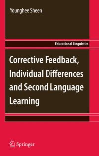 cover of the book Corrective Feedback, Individual Differences and Second Language Learning