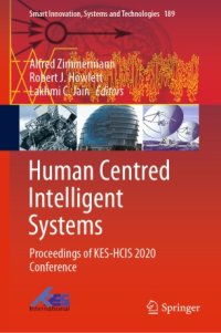 cover of the book Human Centred Intelligent Systems: Proceedings of KES-HCIS 2020 Conference