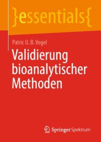 cover of the book Validierung bioanalytischer Methoden