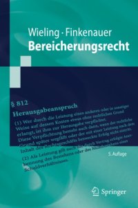 cover of the book Bereicherungsrecht