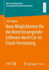 cover of the book Neue Möglichkeiten für die Motorsteuergeräte-Software durch Car-to-Cloud-Vernetzung