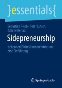 cover of the book Sidepreneurship: Nebenberufliches Unternehmertum – eine Einführung