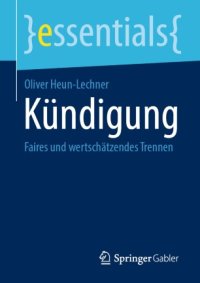 cover of the book Kündigung: Faires und wertschätzendes Trennen