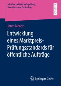 cover of the book Entwicklung eines Marktpreis-Prüfungsstandards für öffentliche Aufträge