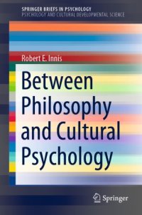 cover of the book Between Philosophy and Cultural Psychology