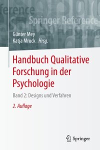 cover of the book Handbuch Qualitative Forschung in der Psychologie: Band 2: Designs und Verfahren