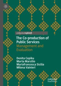 cover of the book The Co-production of Public Services: Management and Evaluation