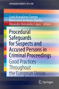 cover of the book Procedural Safeguards for Suspects and Accused Persons in Criminal Proceedings: Good Practices Throughout the European Union