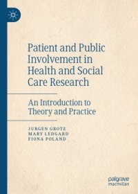 cover of the book Patient and Public Involvement in Health and Social Care Research: An Introduction to Theory and Practice