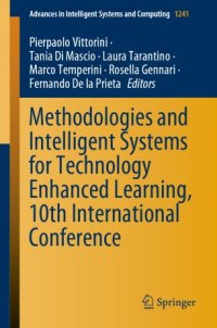 cover of the book Methodologies and Intelligent Systems for Technology Enhanced Learning, 10th International Conference