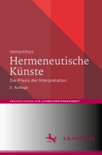 cover of the book Hermeneutische Künste: Die Praxis der Interpretation