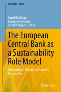 cover of the book The European Central Bank as a Sustainability Role Model: Philosophical, Ethical and Economic Perspectives