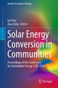 cover of the book Solar Energy Conversion in Communities: Proceedings of the Conference for Sustainable Energy (CSE) 2020