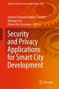 cover of the book Security and Privacy Applications for Smart City Development