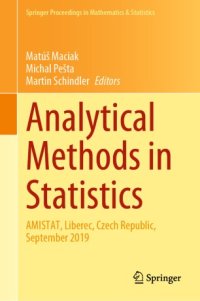 cover of the book Analytical Methods in Statistics: AMISTAT, Liberec, Czech Republic, September 2019