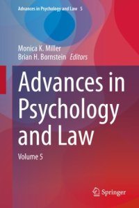 cover of the book Advances in Psychology and Law: Volume 5