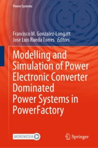 cover of the book Modelling and Simulation of Power Electronic Converter Dominated Power Systems in PowerFactory