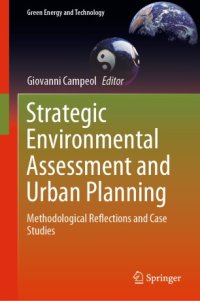 cover of the book Strategic Environmental Assessment and Urban Planning: Methodological Reflections and Case Studies