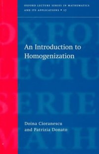 cover of the book An Introduction to homogenization