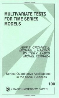 cover of the book Multivariate Tests for Time Series Models