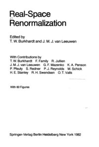 cover of the book Real-space renormalization