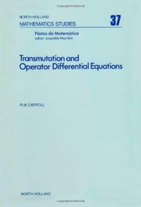 cover of the book Transmutation and operator differential equations