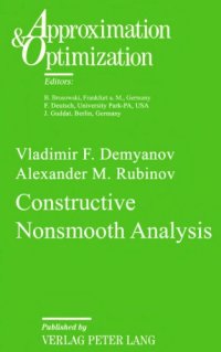 cover of the book Constructive nonsmooth analysis