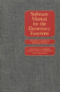 cover of the book Software manual for the elementary functions