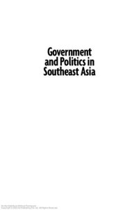 cover of the book Government and politics in Southeast Asia