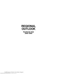 cover of the book Regional Oulook: Southeast Asia 2002-2003.