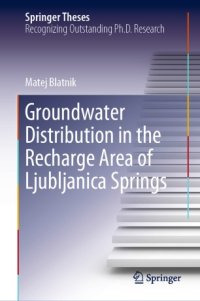 cover of the book Groundwater Distribution in the Recharge Area of Ljubljanica Springs