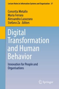 cover of the book Digital Transformation and Human Behavior: Innovation for People and Organisations