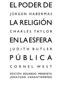 cover of the book El poder de la religión en la esfera pública