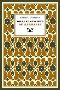 cover of the book Sobre el concepto de barbarie