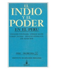 cover of the book El Indio Y El Poder En El Perú