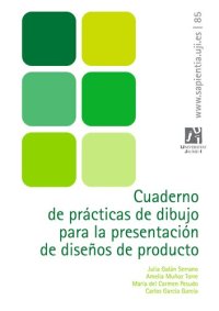 cover of the book Cuaderno de prácticas de dibujo para la presentació de diseños de producto