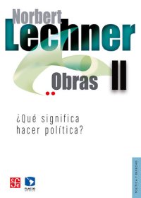 cover of the book Obras II. ¿Qué significa hacer política?