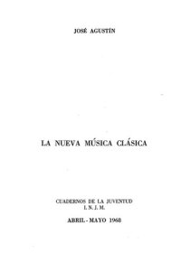 cover of the book La nueva música clásica