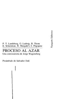 cover of the book Proceso al azar