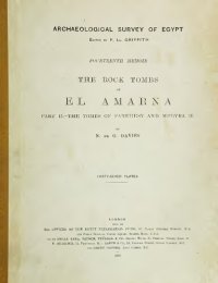 cover of the book The Rock Tombs of El Amarna. Part II. - The Tombs of Panehesy and Meryra II.