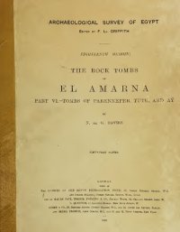 cover of the book The Rock Tombs of El Amarna. Part VI. - Tombs of Parennefer, Tutu, and Aÿ