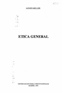 cover of the book Ética general