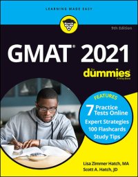 cover of the book GMAT For Dummies 2021