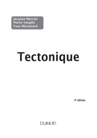 cover of the book Tectonique - 4e édition