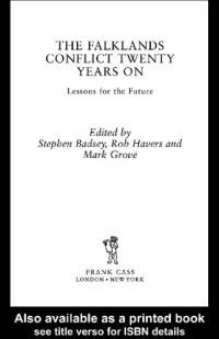 cover of the book The Falklands Conflict Twenty Years on: Lessons for the Future