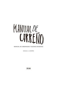 cover of the book Manual de Carreño. Manual de urbanidad y buenas maneras