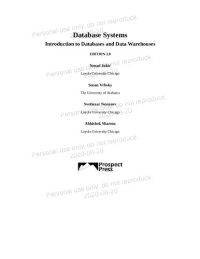 cover of the book Database Systems: Introduction to Databases and Data Warehouses