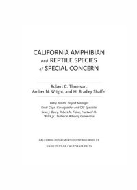 cover of the book California Amphibian and Reptile Species of Special Concern