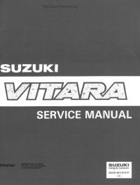 cover of the book Service Manual Vitara 1991